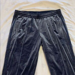 Adidas velvet track pants